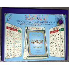Pochette comprenant des Affiches (Posters) Grand Format, des cours de la Qaida nouraniya, de Muhammad Haqqani (Version Arabe)