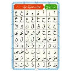 Kit including Posters (Posters) Large Format, courses of the Qaida nouraniya, of Muhammad Haqqani (Arabic Version)