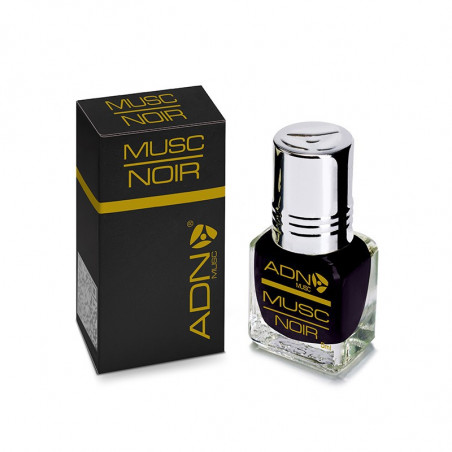 ADN Musc Noir – Parfum concentré sans alcool pour homme- Flacon roll-on de 5 ml