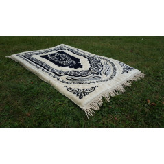 "Soft & orthopedic" prayer rug (Very thick: 2.5cm) - Blue color