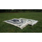 "Soft & orthopedic" prayer rug (Very thick: 2.5cm) - BLUE color