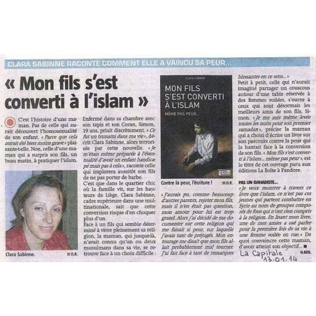 My son converted to Islam (pocket format), not even afraid,Testimony and document of Clara Sabinne