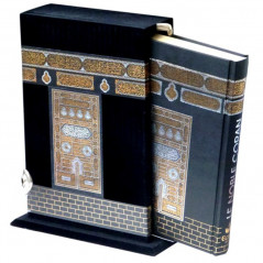 Holy Quran in Arabic with reading function for smartphone, in a sheath in the form of the holy Kaaba