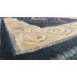 Tapis de Prière pour Enfant - COULEUR BLEU ARDOISE - incrustation filaments argentés - format 75X35 cm
