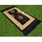 Children's Prayer Rug - NIGHT BLUE COLOR - silver filament inlay - size 75X35 cm