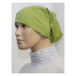 Headband (Bonnet) tube- Under hijab -100% Viscose/Polyester- (Plain pistachio green)
