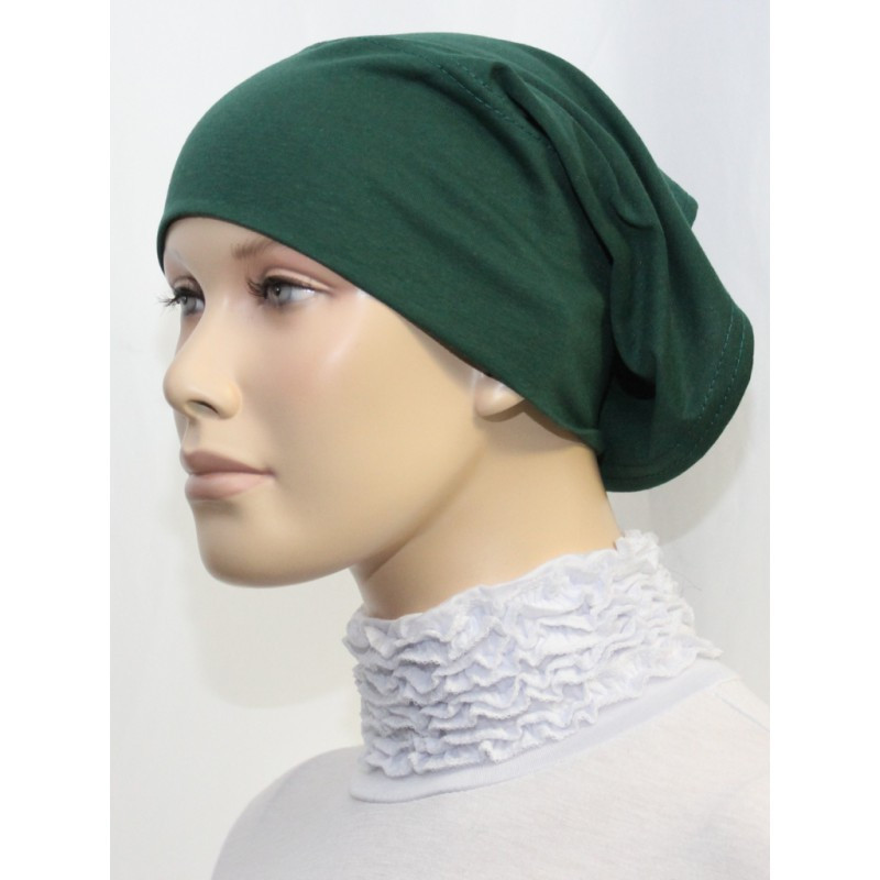 عقال (بونيه) أنبوب- تحت الحجاب -100٪ فيسكوز / بوليستر- (أخضر إنجليزي)