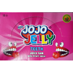 Bonbons Halal (Dentiers au jus de fruits)– Jojo Jelly (Teeth)  – Sachet de 100 g