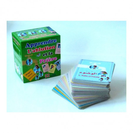 Game: Learn Ablution and Prayer (32 Cards) - لعبة تعلم الوضوء و الصلاة