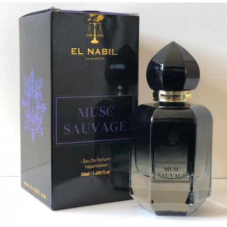 El Nabil – Musc Sauvage – Eau de Parfum Vaporisateur 50 ml (Pour homme)