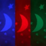 Lune et Etoiles, Mobile Coranique lumineux - Moon & Stars, Quran Cot Mobile with Light Projection