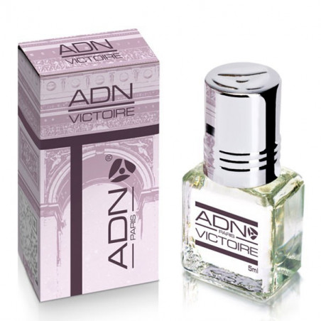 VICTOIRE- ADN PARIS: Parfum concentré sans alcool pour Femme- Flacon roll-on de 5 ml