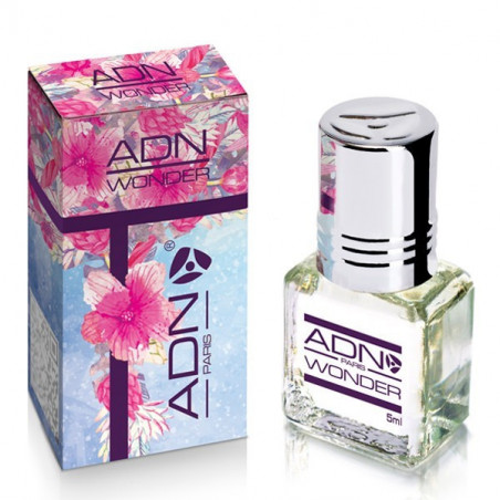 WONDER- ADN PARIS: Alcohol-free concentrated perfume for Women- 5 ml roll-on bottle