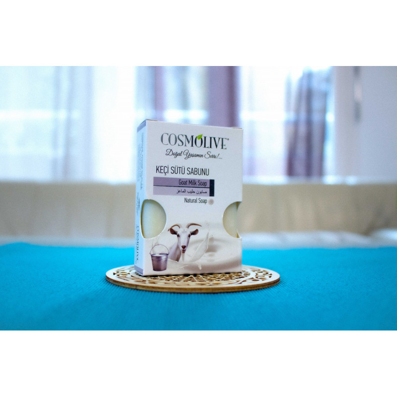 Natural goat's milk soap for face, body and hair - Cosmolive - 100 g