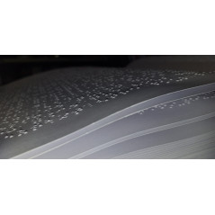 Le Saint Coran en Braille - ARABE seulement - 7 Volumes (Maxi format - couleur Bordeau)