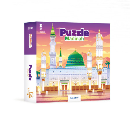 Madinah Educatfal Puzzle: 56 Piece Puzzle of the Mosque of Madinah