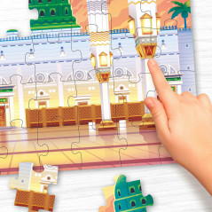 Puzzle Madinah Educatfal : Puzzle de 56 pièces de la mosquée de Médine