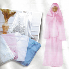 Prayer Set for Women - 100% cotton - Color Light Blue