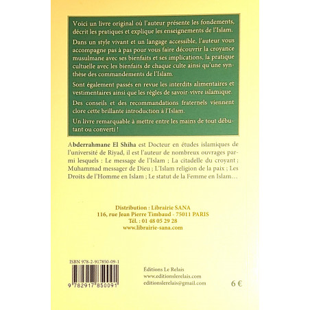 Premiers pas en islam d'après Abderrahmane EL-SHIHA - Traduction Yaqub Chérif - Éditions 2021