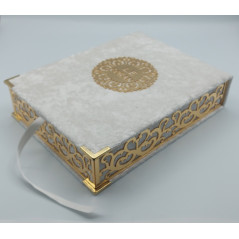 LUXURY QURAN BOX - Large Format + FR/AR Quran - WHITE color