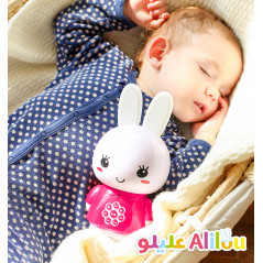 عليلو (وردي) الأرنب المسلم الصغير - لعبة تعليمية / ضوء ليلي للأطفال المسلمين