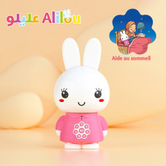 ALILOU (pink) The little Muslim Rabbit - Ludo-educational toy / night light for Muslim children