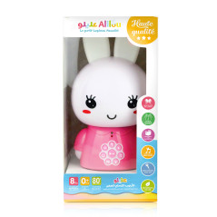 ALILOU (pink) The little Muslim Rabbit - Ludo-educational toy / night light for Muslim children