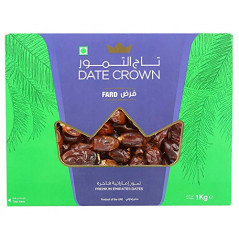 Datte Crown (Fard) : Dattes bio Emiratis qualité supérieure, Boite 1 kg