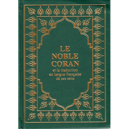 Le Coran (Arabe-Français) - Editions Sana - Format Poche 12X17 - Couverture VERTE