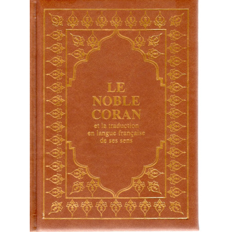 Le Coran (Arabe-Français) - Editions Sana - Format Poche 12X17 - Couverture MARON