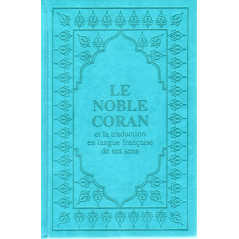 Le Coran (Arabe-Français) - Editions Sana - Format Moyen 21X14 - Couverture BLEU