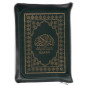 The Koran (Arabic-French) - Editions Sana - Format 16X11 Zipper Pocket - GREEN cover