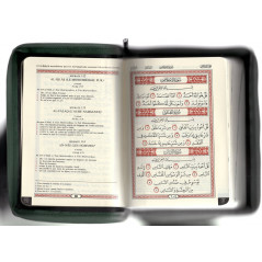 Le Coran (Arabe-Français) - Editions Sana - Format 16X11 Poche À Fermeture Éclaire - couverture ROSE