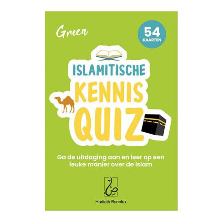 Islam Knowledge Quiz - 54 Cards - Hadieth Benelux (Green)