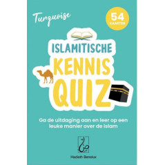 Quiz Connaissance sur l'Islam - 54 Cartes - Hadieth Benelux (Turquoise)