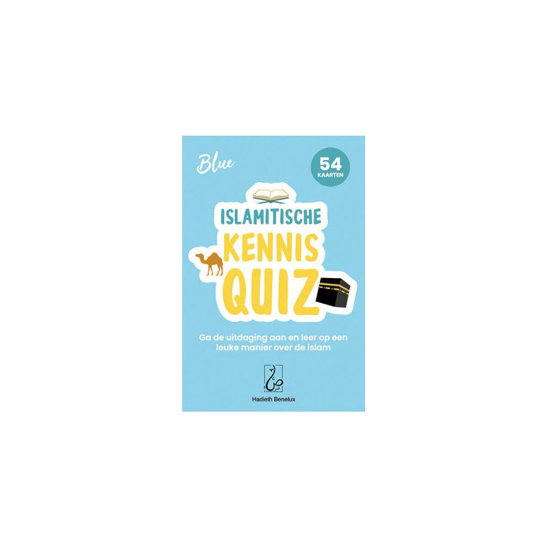 Islam Knowledge Quiz - 54 Cards - Hadieth Benelux (Sky Blue)