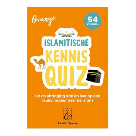 Islam Knowledge Quiz - 54 Cards - Hadieth Benelux (Orange)
