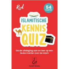 Quiz Connaissance sur l'Islam - 54 Cartes - Hadieth Benelux (Rouge)