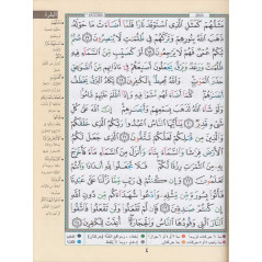 CORAN TAJWID (Arabe) - Index des mots du Coran - FORMAT 19X13 - Couverture VERT