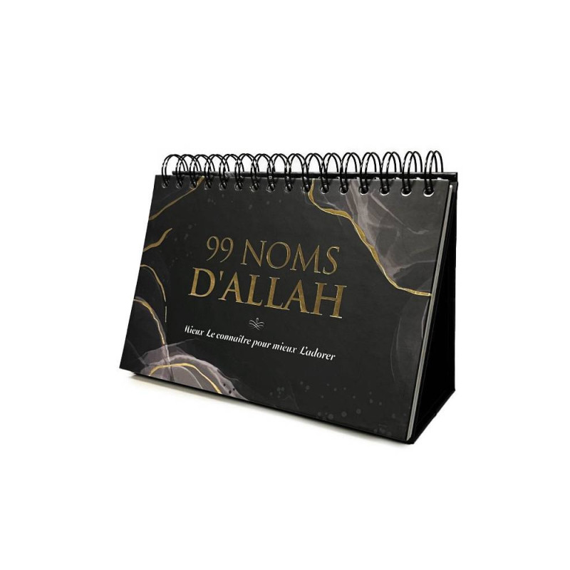 Calendrier chevalet  99 noms d'Allah Traduction & Signification