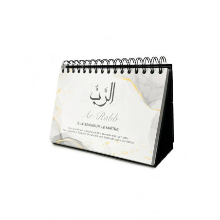 99 noms d'Allah - Mieux Le connaître pour mieux L'adorer - Calendrier chevalet - Editions al-hadith (Noir)