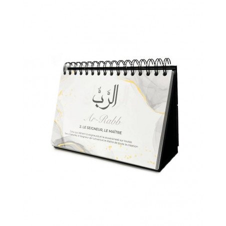 99 Names of Allah - Know Him Better to Worship Him Better - Easel Calendar - Al-Hadith Editions (Black)