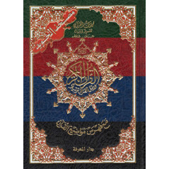 CORAN TAJWID (Arabe) - Index des mots du Coran - FORMAT 14X20 - Couverture en fonction des disponibilités