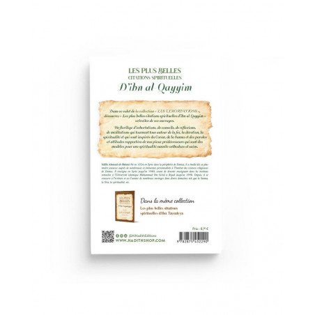 Les plus belles citations spirituelles d'Ibn Al-Qayyim, de Sâlih Ahmad Al-Shâmî, Collection les Exhortations, Al-Hadîth éditions