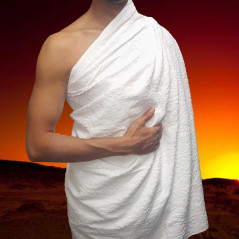 IHRAM: (WITH BUTTONS) Attire for pilgrimage - 100% cotton
