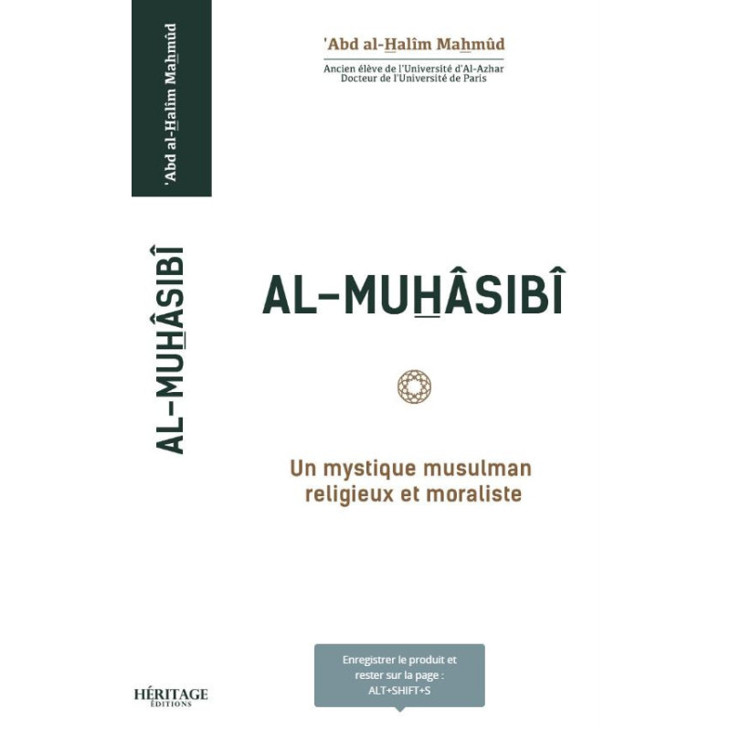AL-MUHASIBI, d'Abdel-Halim Mahmoud