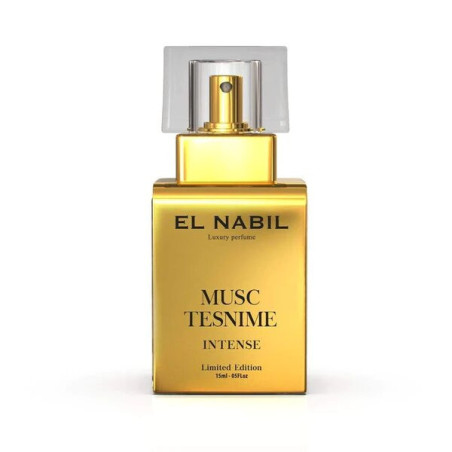Parfum Intense Musc Tesnime El Nabil - Parfum concentré de France en Edition limitée, Pour femme (15 ml)
