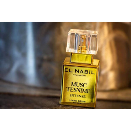 Parfum Intense Musc Tesnime El Nabil - Parfum concentré de France en Edition limitée, Pour femme (15 ml)