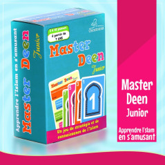 Jeu de cartes Master Deen 1 - Version Junior - Jeu de stratégie et de connaissance de l'Islam
