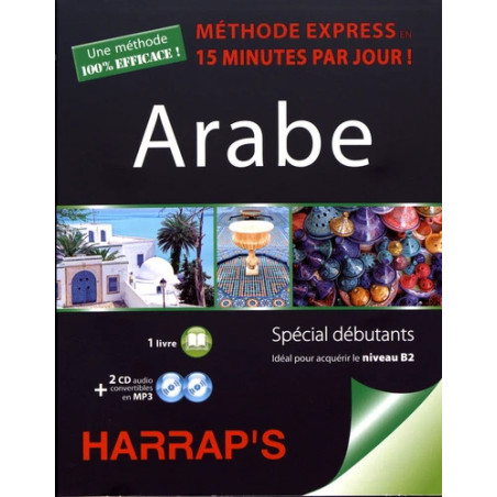 Harrap's Arabe - Spécial débutants (1livre+2 CD audio)